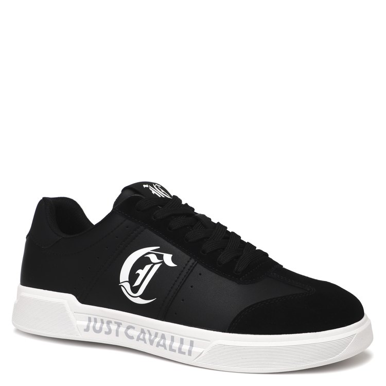 

Кеды мужские Just Cavalli 76QA3SB8 черные 43 EU, Черный, 76QA3SB8