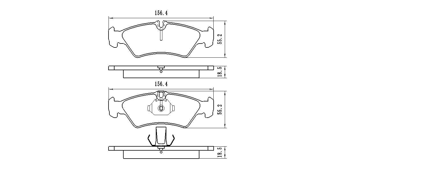 

Колодки дисковые задние \ MB Sprinter 308D/310D,VW LT28-35 2.3-2.5TD 96-98 WINKOD W1865BP