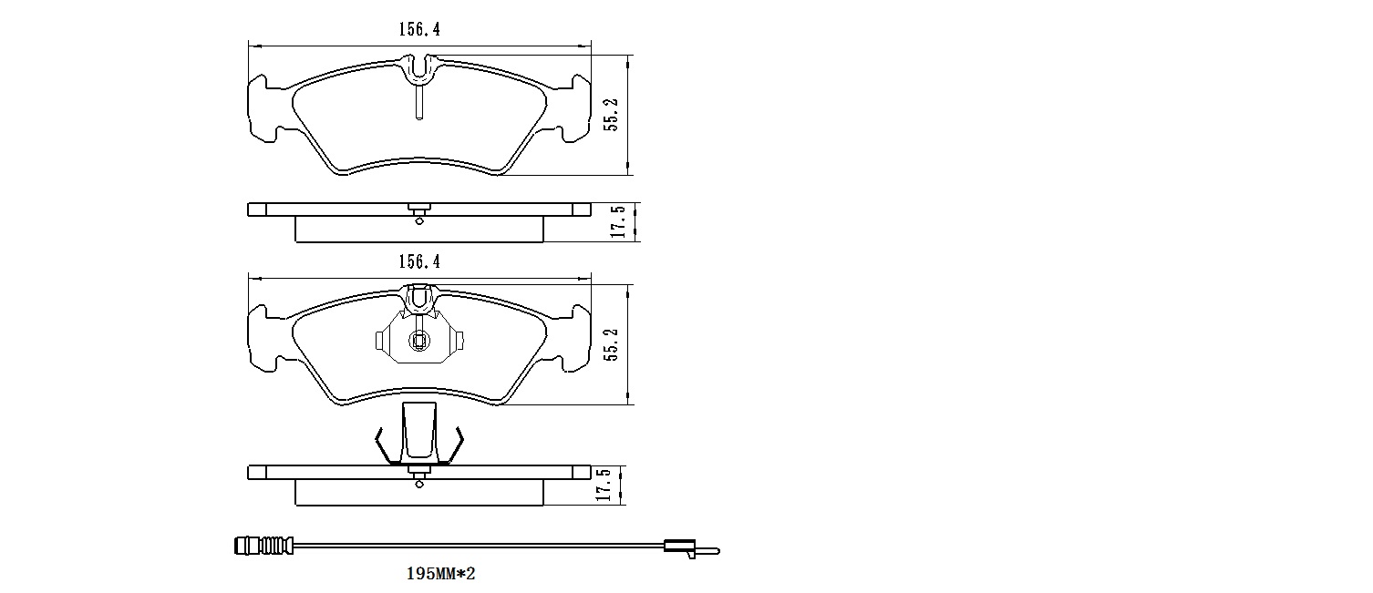 WINKOD W1884BP_колодки дисковые задние!\ MB Sprinter 308D/310D,VW LT28-35 2.3-2.5TD 96-98