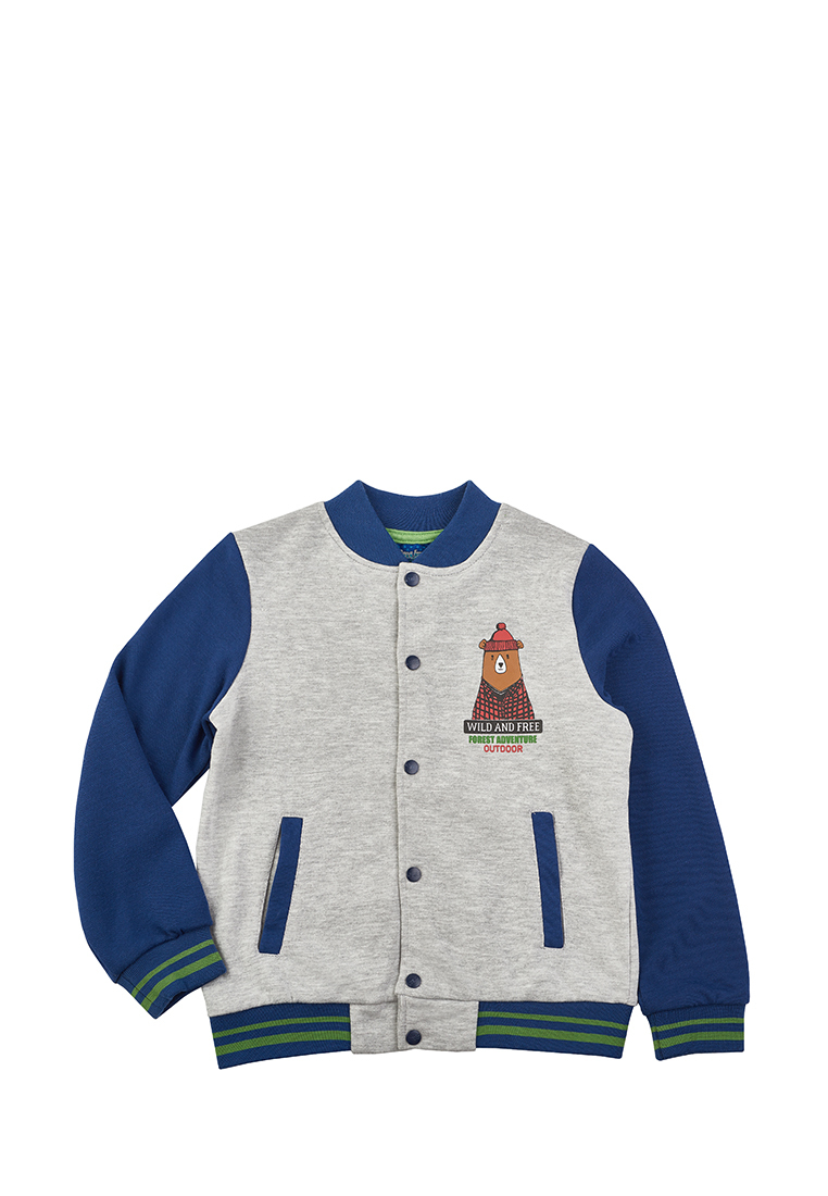 

Свитшот детский Max&Jessi AW22C21803318, серый, темно-синий, 110, Серый;синий, AW22C21803318