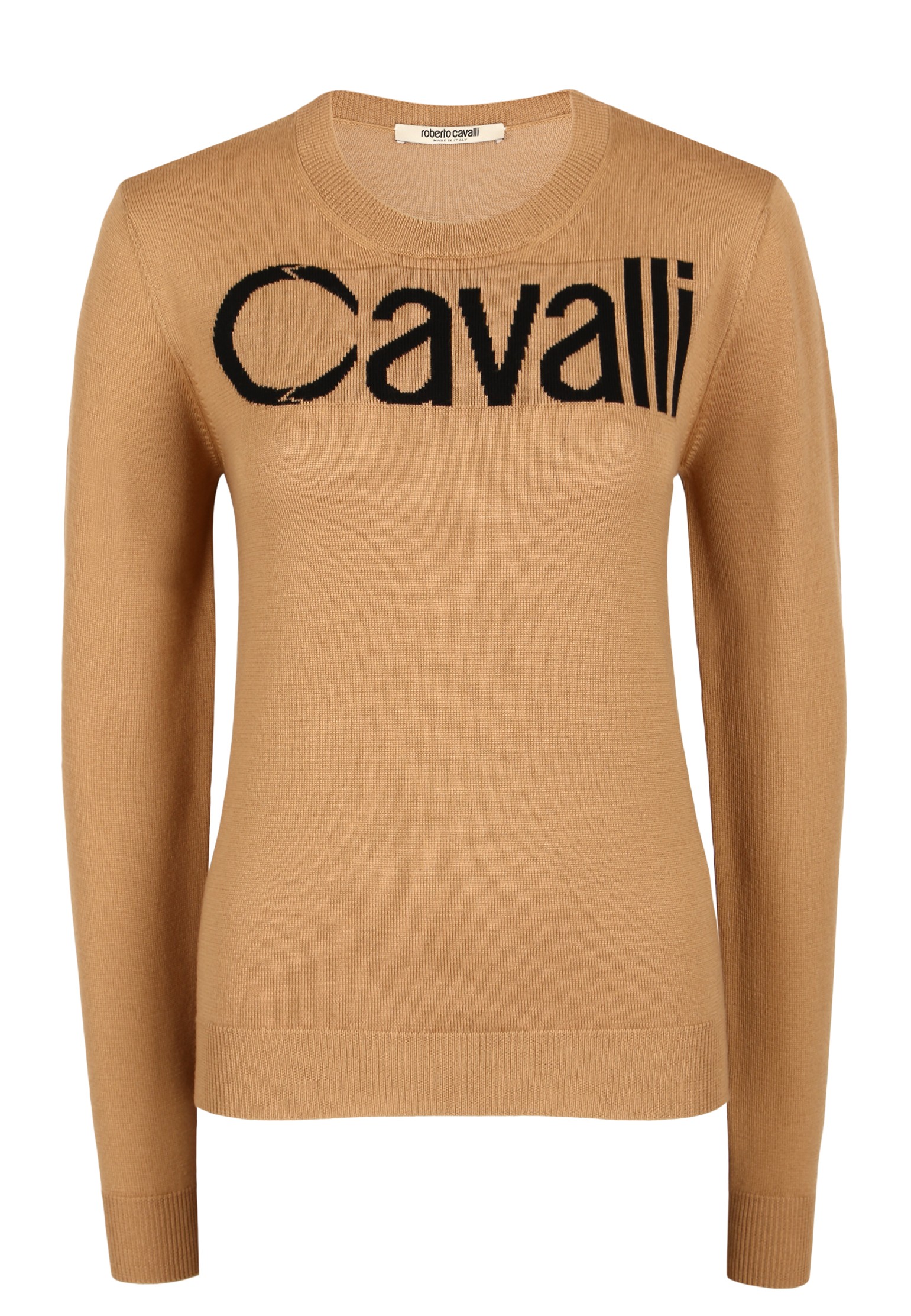 

Джемпер женский Roberto Cavalli 136607 коричневый 44 IT, 136607