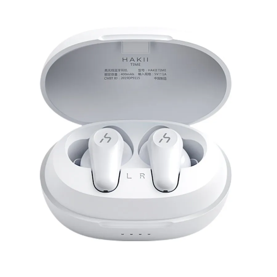 

Беспроводные наушники Hakii Time True Wireless ANC Earbuds with Charging Case White, Time