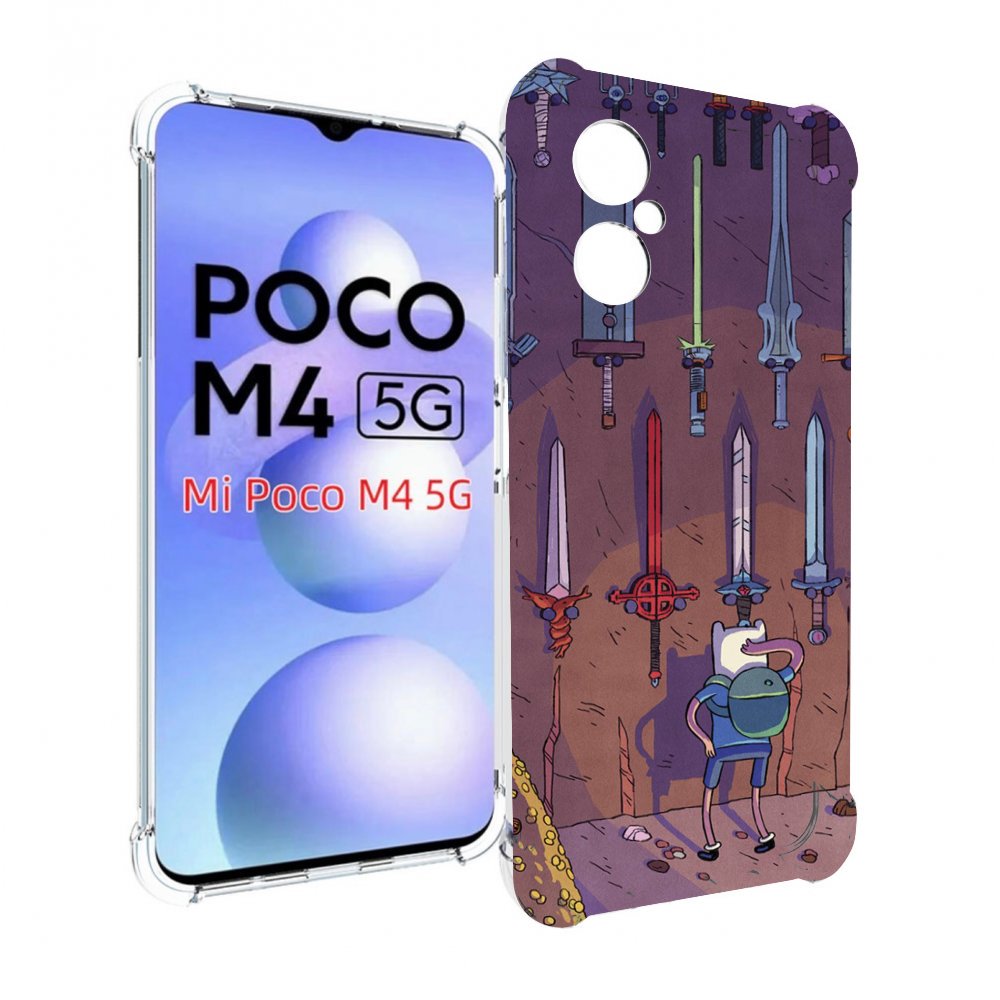 

Чехол MyPads фин ищет меч для Xiaomi Poco M4 5G, Прозрачный, Tocco