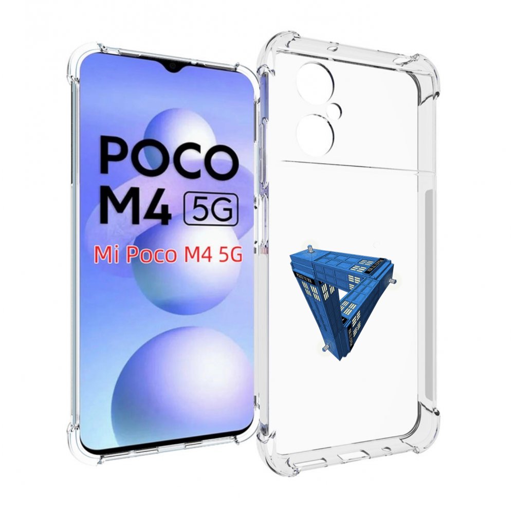 

Чехол MyPads головолока абстракция для Xiaomi Poco M4 5G, Прозрачный, Tocco