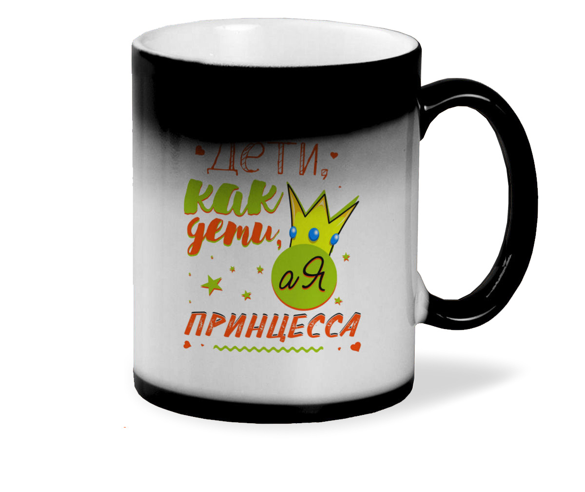 

Кружка CoolPodarok Прикол Семья Все дети как дети а я Принцесса