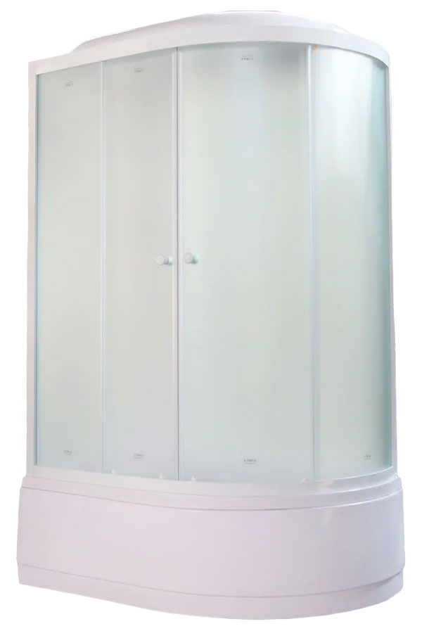 

Душевая кабина Parly EB1221L (120х80х215) с высоким поддоном, профиль белый, стекло матово