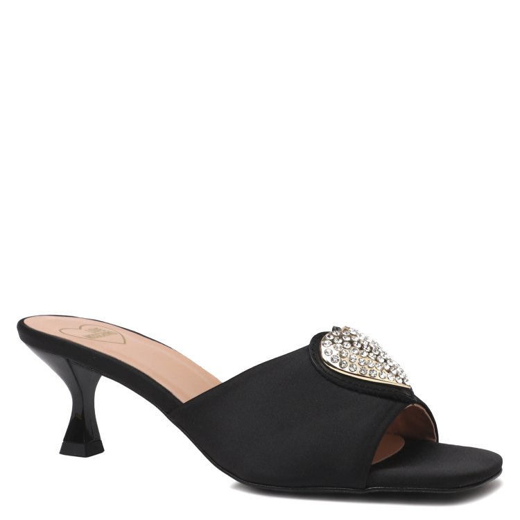 

Шлепанцы женские Love Moschino JA28045G черные 39 EU, Черный, JA28045G