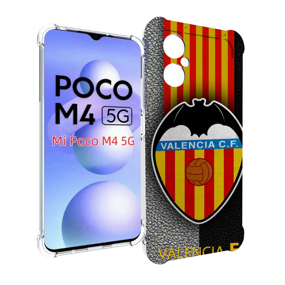 

Чехол MyPads фк валенсия мужской для Xiaomi Poco M4 5G, Прозрачный, Tocco