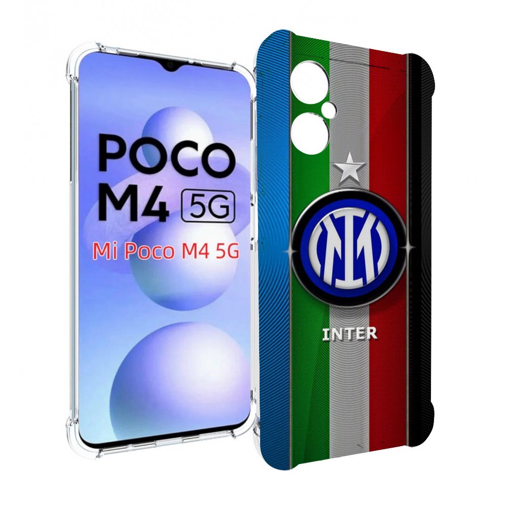 

Чехол MyPads фк интер милан для Xiaomi Poco M4 5G, Прозрачный, Tocco