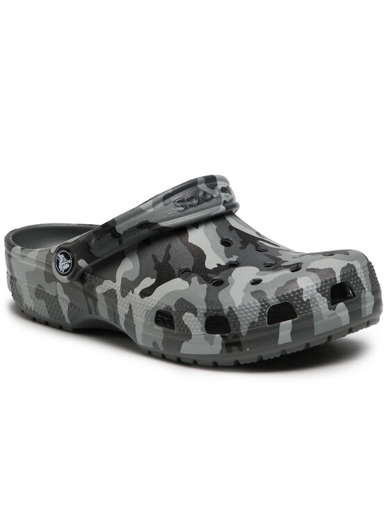 

Сабо Classic Printed Camo Clog 206454 Crocs серый 39,5 EU, Classic Printed Camo Clog 206454