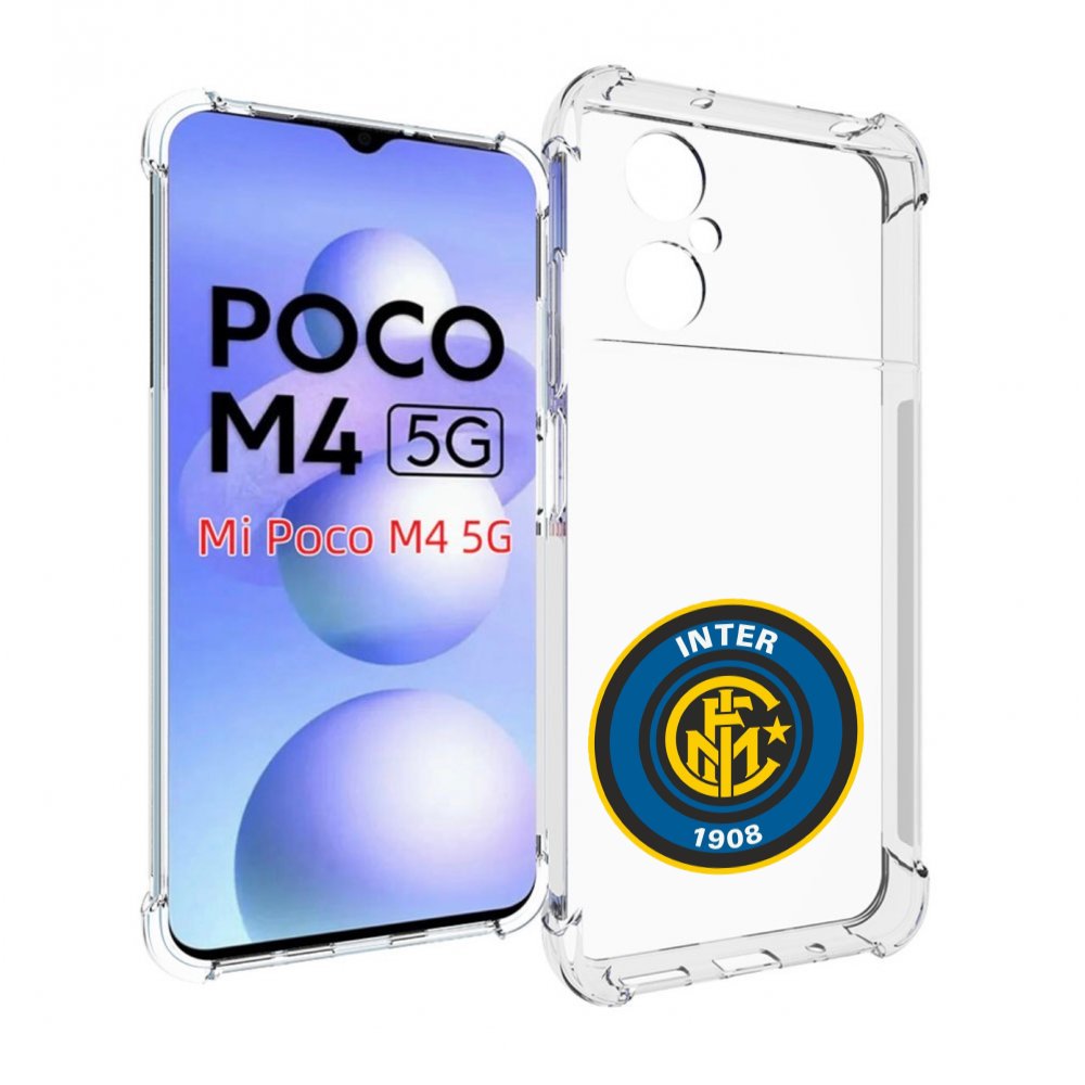 Чехол MyPads фк интер мужской для Xiaomi Poco M4 5G