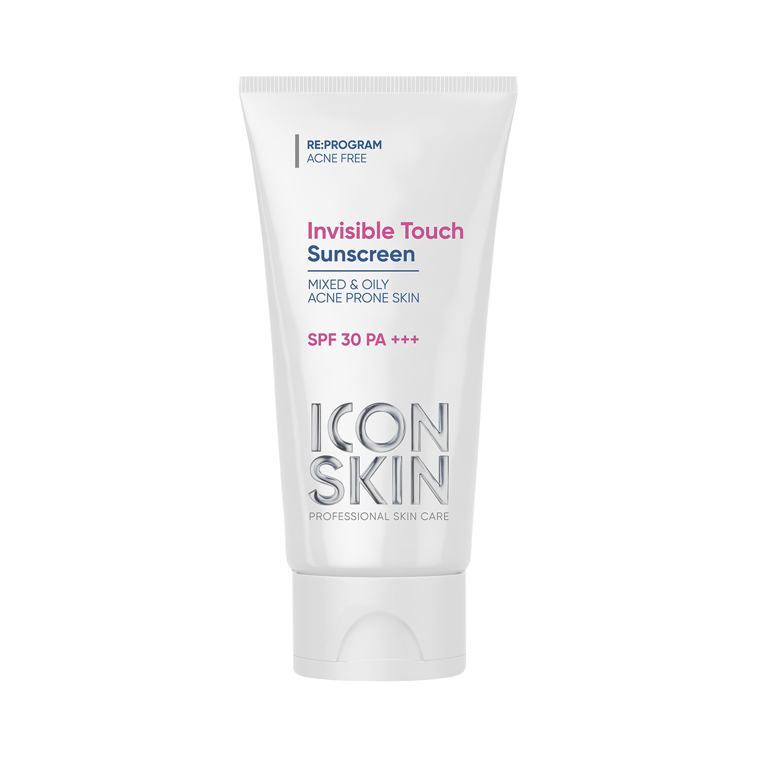 Солнцезащитный крем-флюид ICON SKIN Invisible Touch SPF 30 с ниацинамидом и цинком, 50 мл mixit себорегулирующая сыворотка с ниацинамидом и цинком skin chemistry niacinamide 10% zinc 0 5% serum