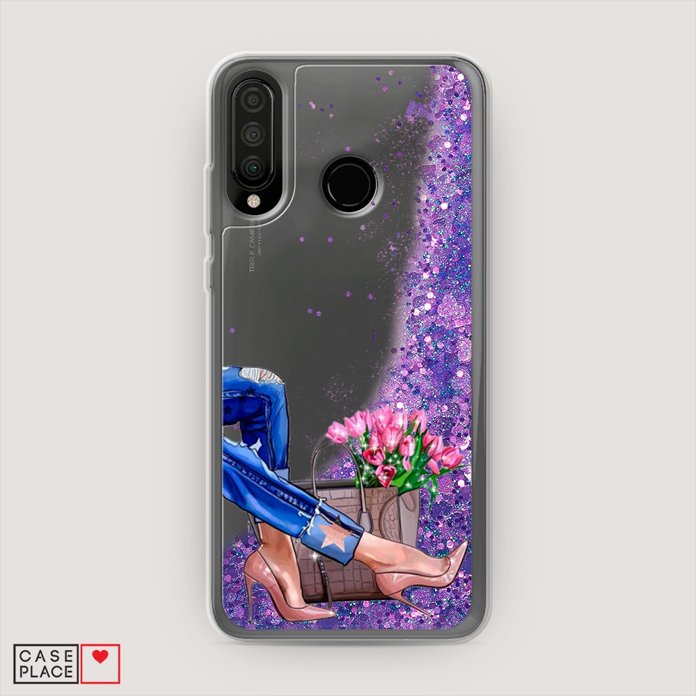 

Чехол Awog на Huawei P30 lite/Honor 20S/Honor 20 Lite 2020 "Каблучки", Разноцветный, 67992-1