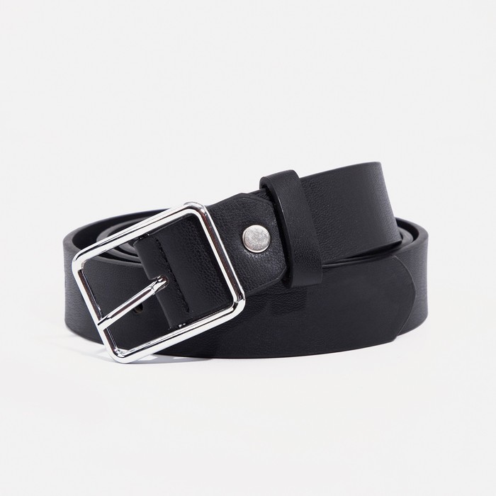 

Ремень женский NoBrand 9345305 чёрный, 115 см, Черный, 9345305