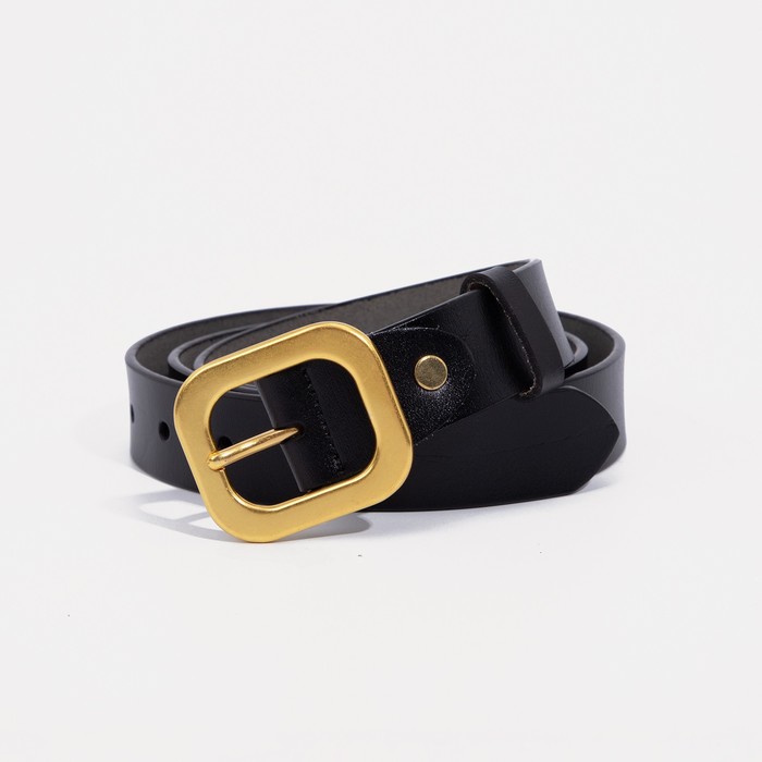 

Ремень женский NoBrand 9345409 чёрный, 115 см, Черный, 9345409