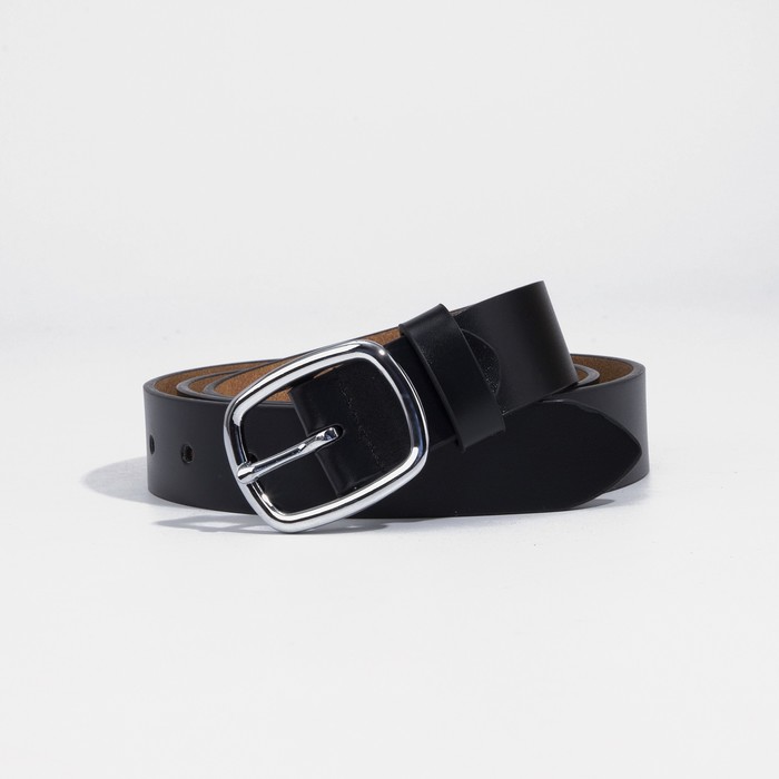 

Ремень женский NoBrand 9345402 чёрный, 115 см, Черный, 9345402