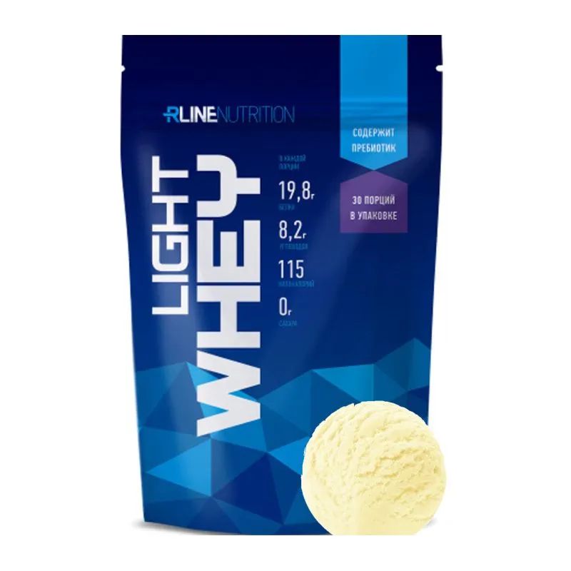 Rline Протеин Light WHEY 1000 гр Пломбир