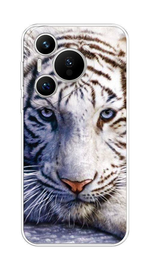 

Чехол на Huawei Pura 70 "Бенгальский тигр", Коричневый;белый, 6124050-1