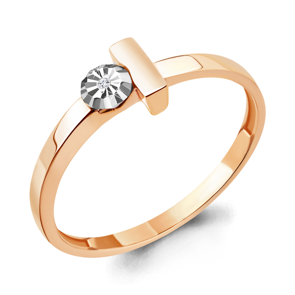 

Кольцо из красного золота с бриллиантом Aquamarine Aquamarine 963951к_585_кз р, 963951к_585_кз