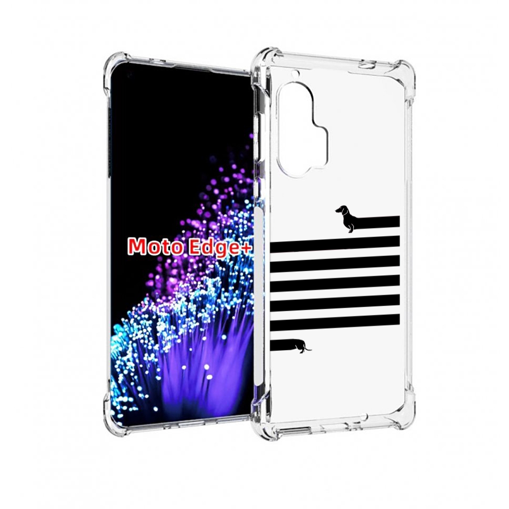 

Чехол MyPads длинная-такса для Motorola Edge+ Plus, Прозрачный, Tocco