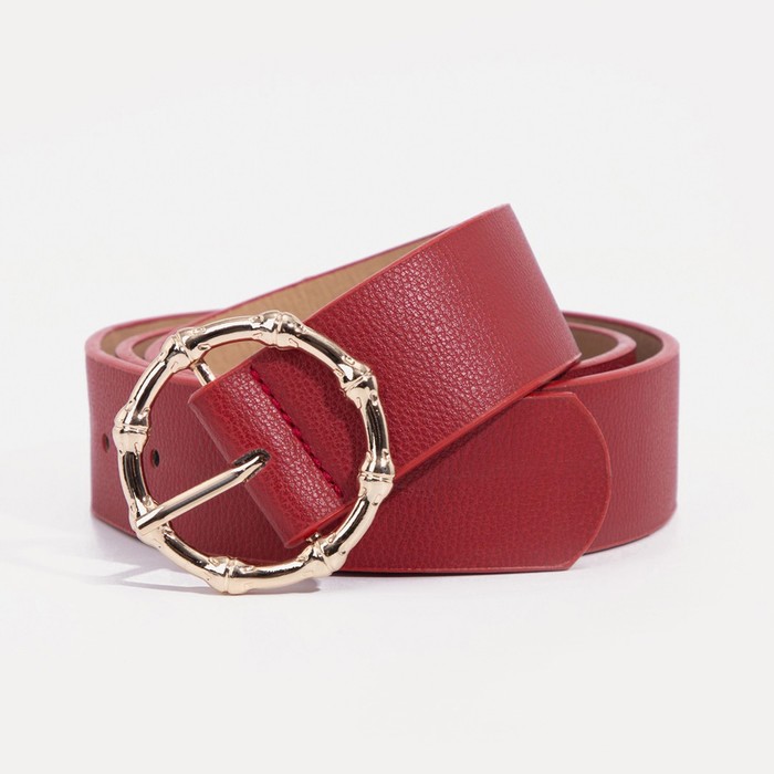 

Ремень женский NoBrand 5140385 бордовый, 110 см, 5140385