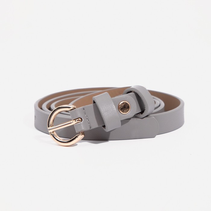 

Ремень женский NoBrand 9345179 серый, 115 см, 9345179