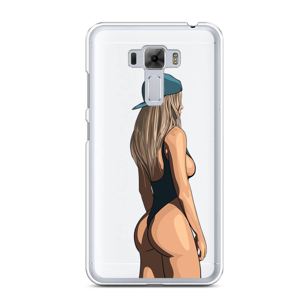 

Чехол на Asus Zenfone 3 Laser ZC551KL "Девушка в черном купальнике", Зеленый;бежевый;черный, 40850-6