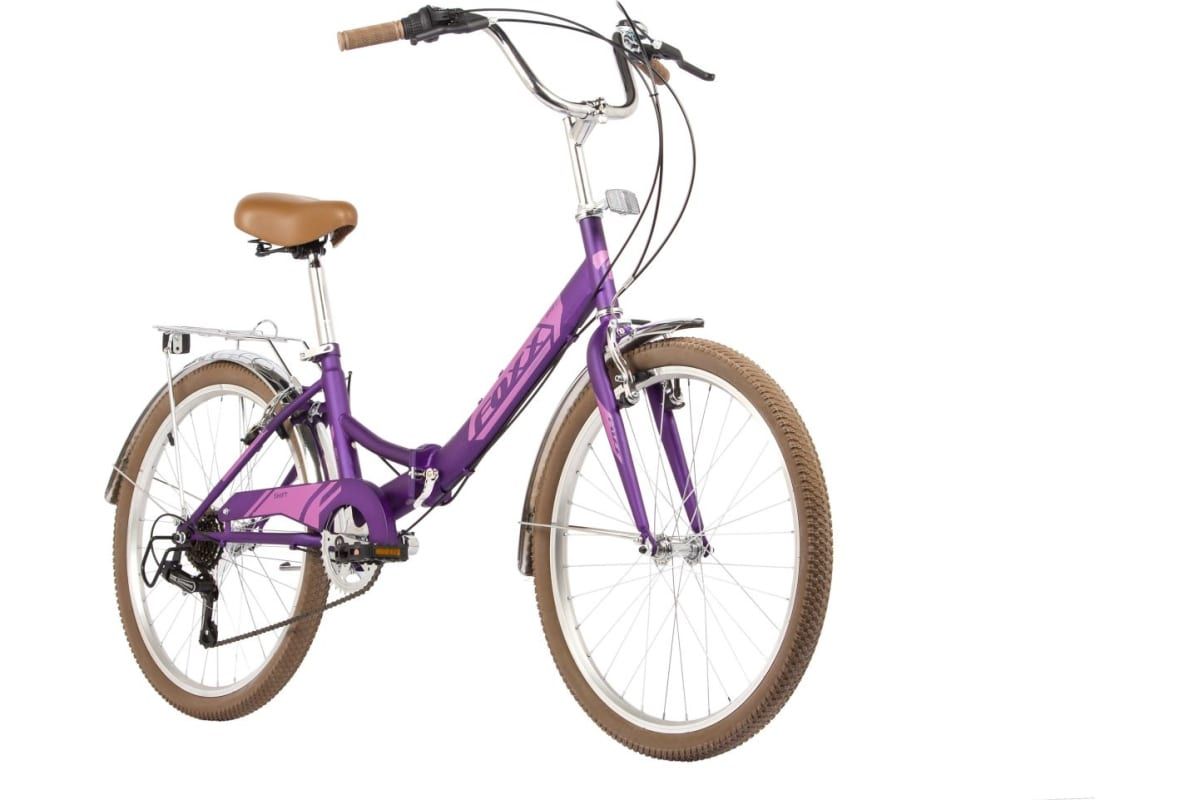 Велосипед FOXX 24SFVSHIFTVL4 фиолетовый 168406 FOXX 24 складной SHIFT фиолетовый 6-скор 1887000₽