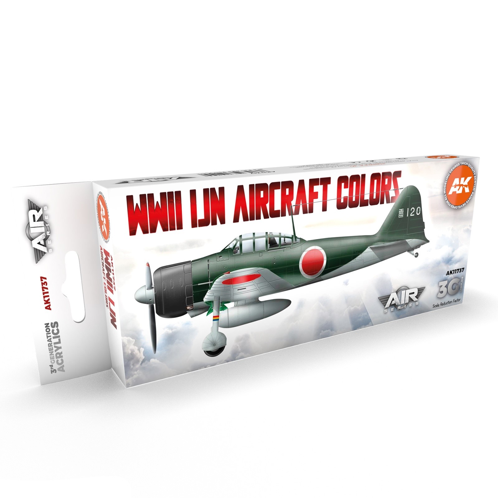 фото Ak11737 набор красок wwii ijn aircraft colors set 3g ak interactive