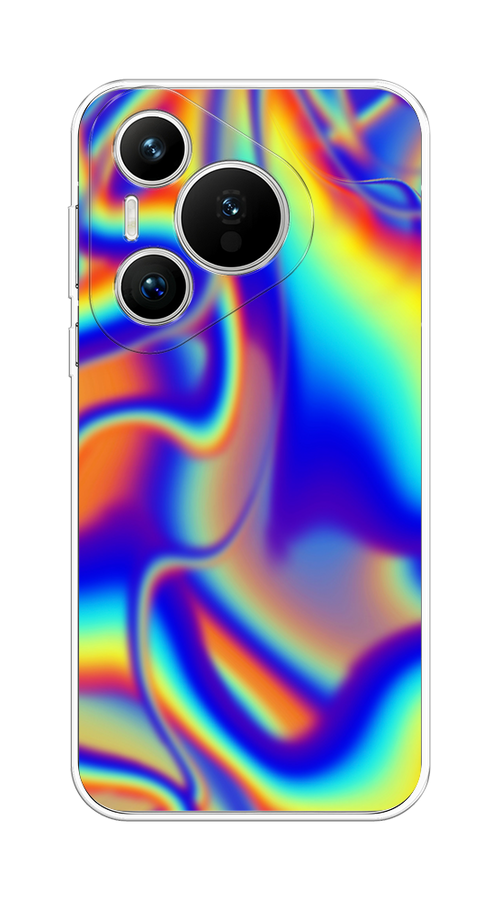 

Чехол на Huawei Pura 70 "Яркая голограмма", Разноцветный, 6124050-1
