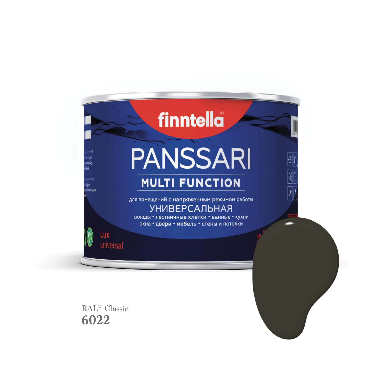 

Грунт - эмаль защитная быстросохнущая PANSSARI, цвет RAL6022 , 0,45л, Зеленый;коричневый, PANSSARI RAL