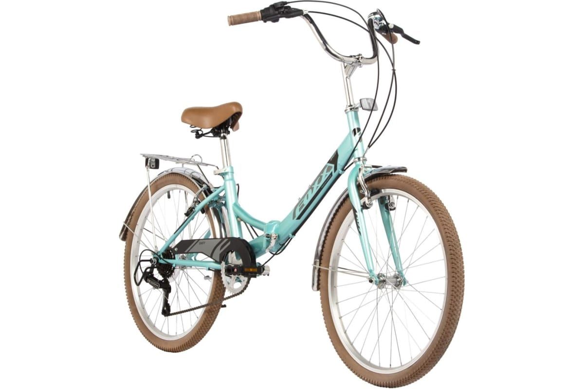 Велосипед FOXX 24SFVSHIFTGN4 зелёный 168407 Велосипед FOXX 24 складной SHIFT 6-скор 1887000₽