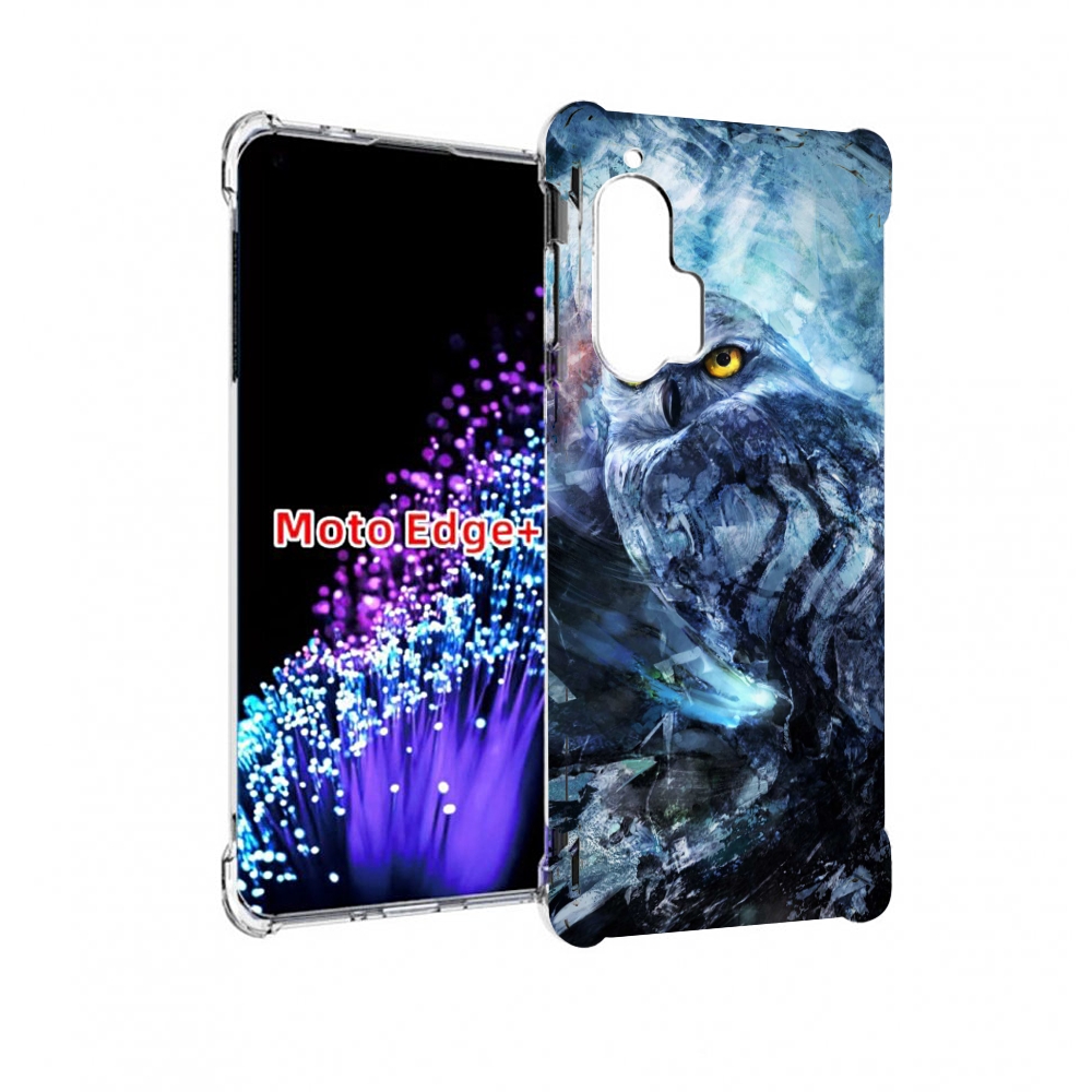 

Чехол MyPads замороженная-сова для Motorola Edge+ Plus, Прозрачный, Tocco