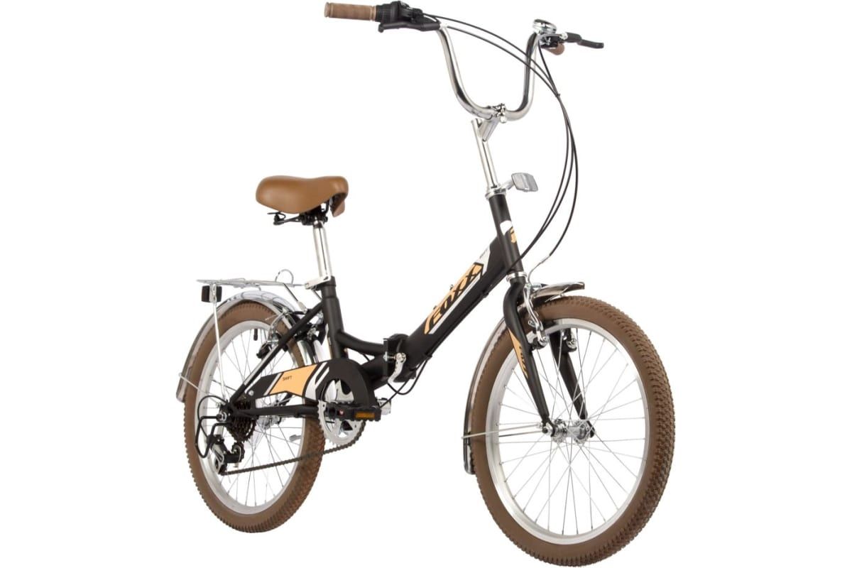 Велосипед FOXX 20SFV.SHIFT.BK4 черный 168402 Велосипед FOXX 20 складной, SHIFT, 6-скор