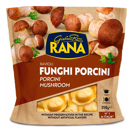 

Равиоли Rana с белыми грибами охлажденные