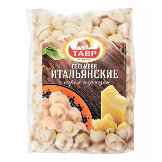 

Пельмени Тавр Итальянские с сыром пармезан, 700 г