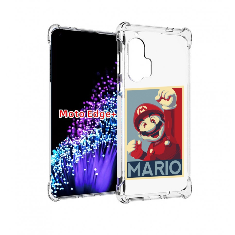

Чехол MyPads злой марио для Motorola Edge+ Plus, Прозрачный, Tocco