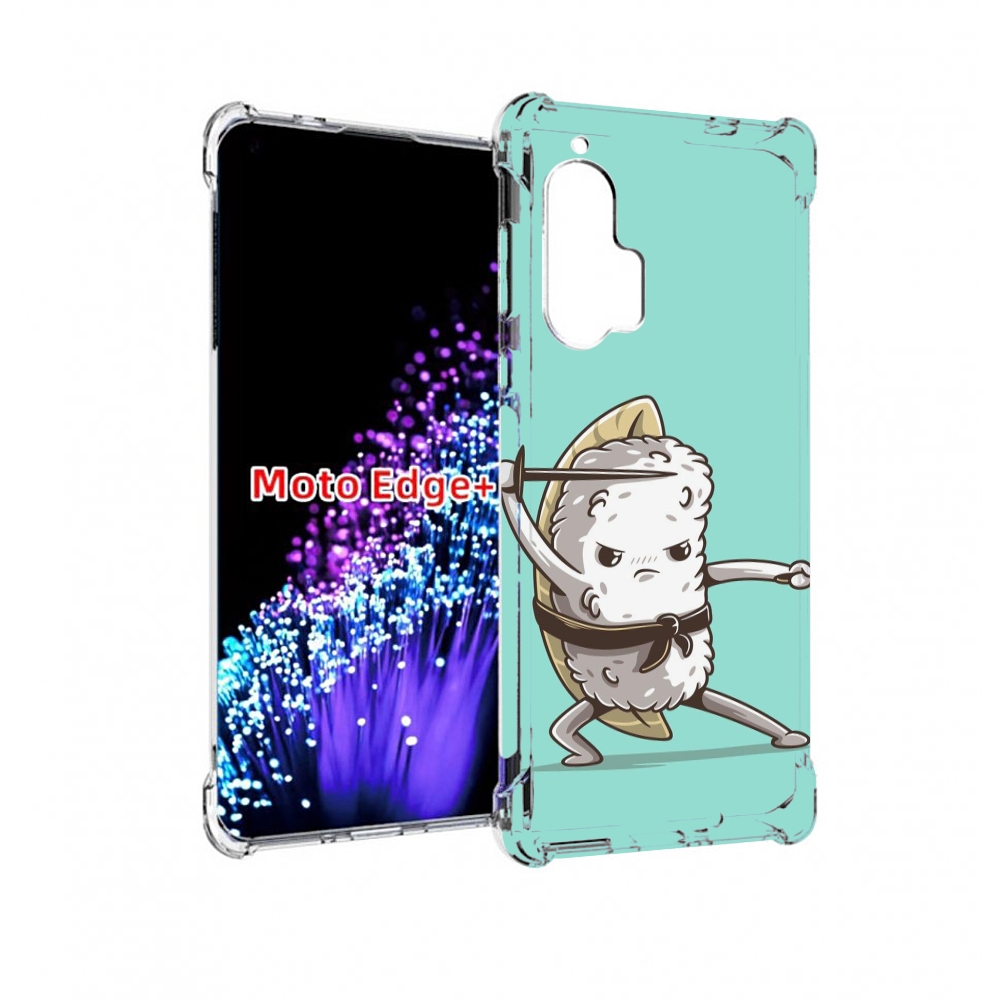 

Чехол MyPads злой суши детский для Motorola Edge+ Plus, Прозрачный, Tocco