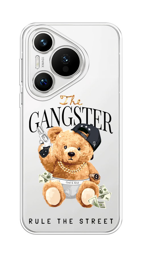 

Чехол на Huawei Pura 70 "The Gangster", Бежевый;серый;черный, 6124050-1