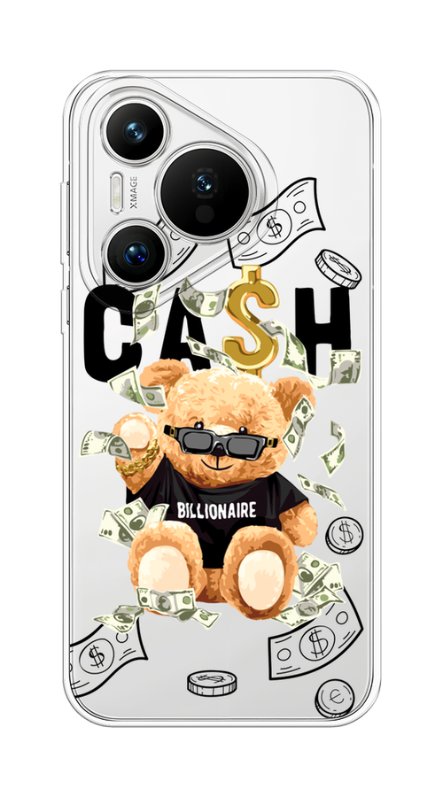 

Чехол на Huawei Pura 70 "Big cash", Черный;серый;бежевый, 6124050-1