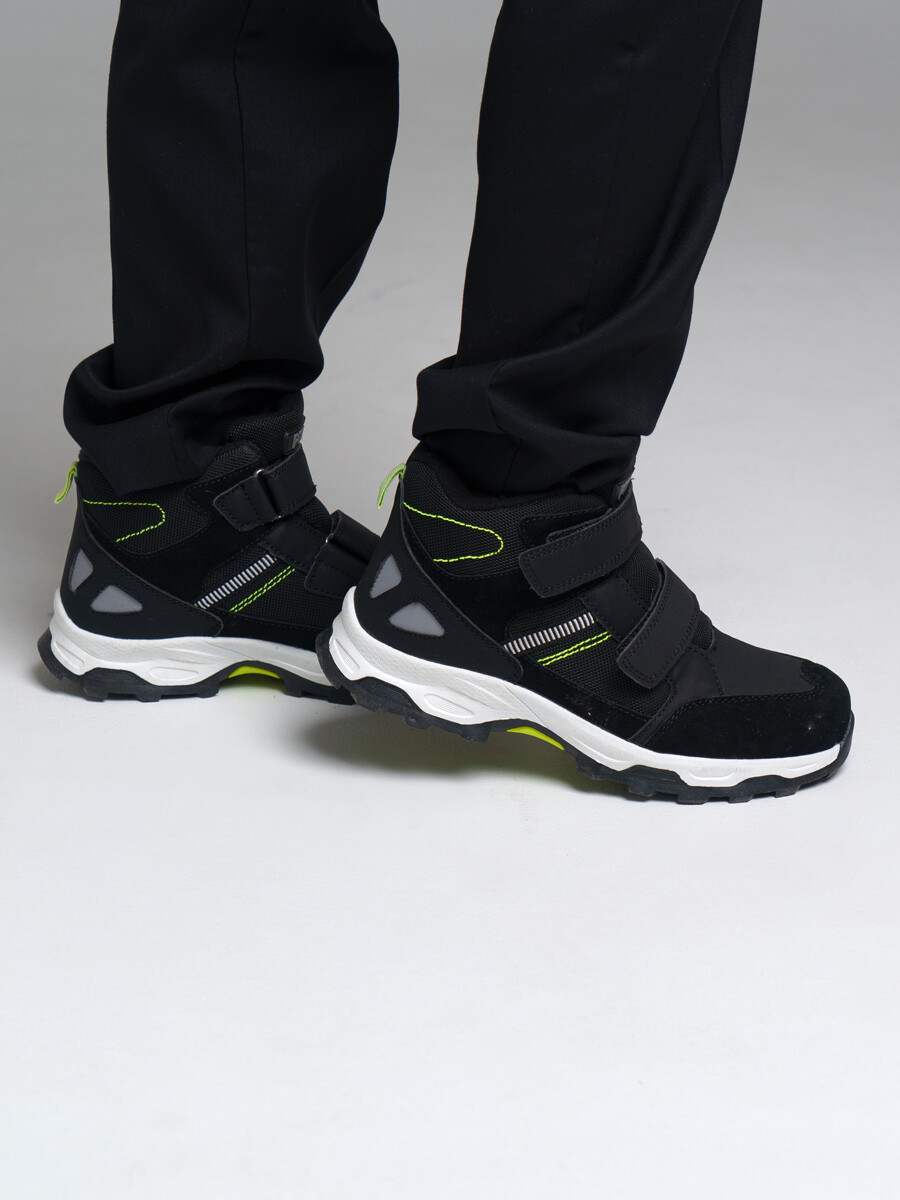 Ботинки PlayToday Sport 32210004, черный, светло-зеленый, белый, 33