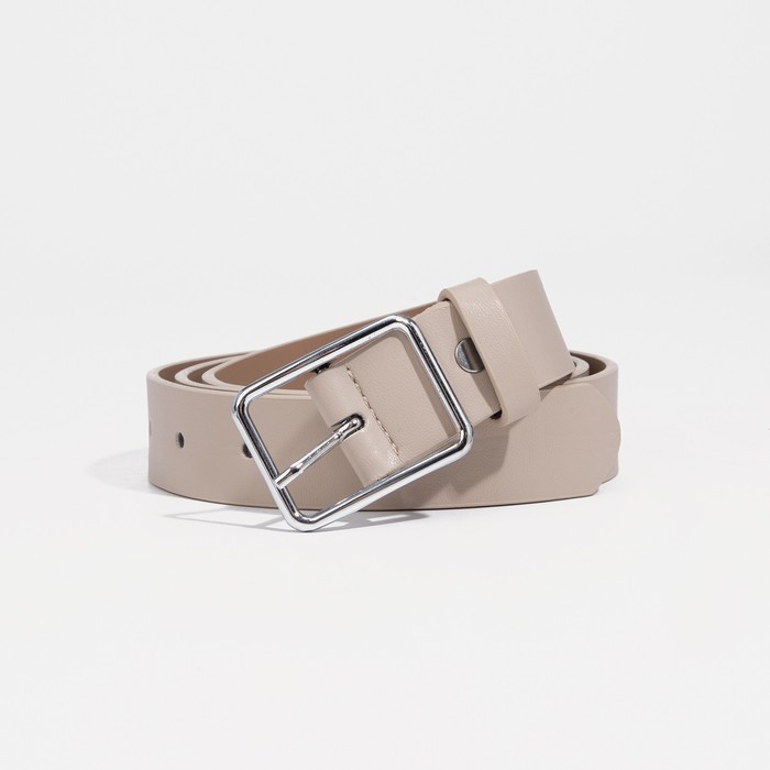 

Ремень женский NoBrand 9345309 бежевый, 115 см, 9345309