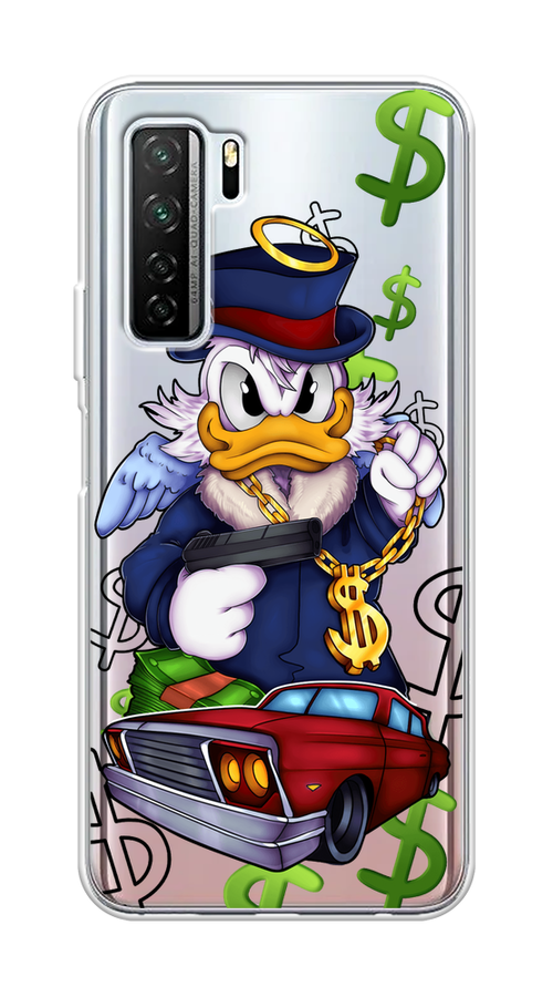 

Чехол на Honor 30S Global/Huawei P40 Lite 5G/Nova 7 SE "Scrooge McDuck with a Gold Chain", Красный;синий;белый, 6102850-6