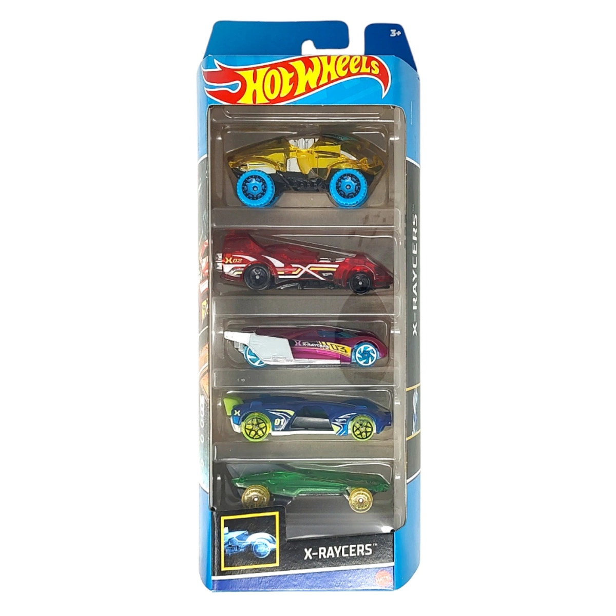 Набор из 5-ти машинок Hot Wheels X-Raycers HLY64_01806