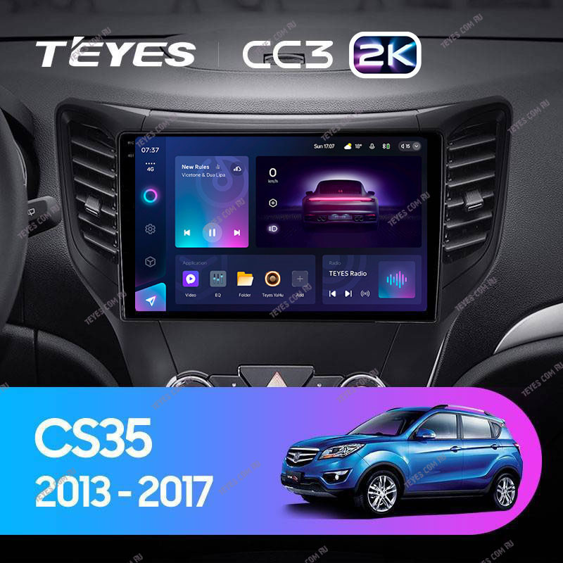 Штатная магнитола Teyes CC3 2K 4/64 Changan CS35 (2013-2017)