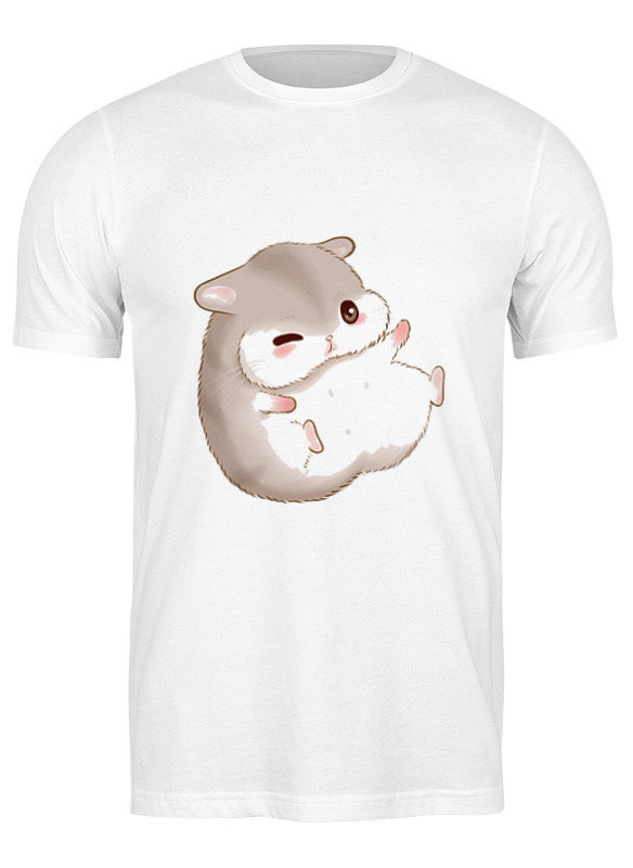 

Футболка мужская Printio Футболка хомяк 3635281 белая S, Белый, Футболка "хомяк" 3635281
