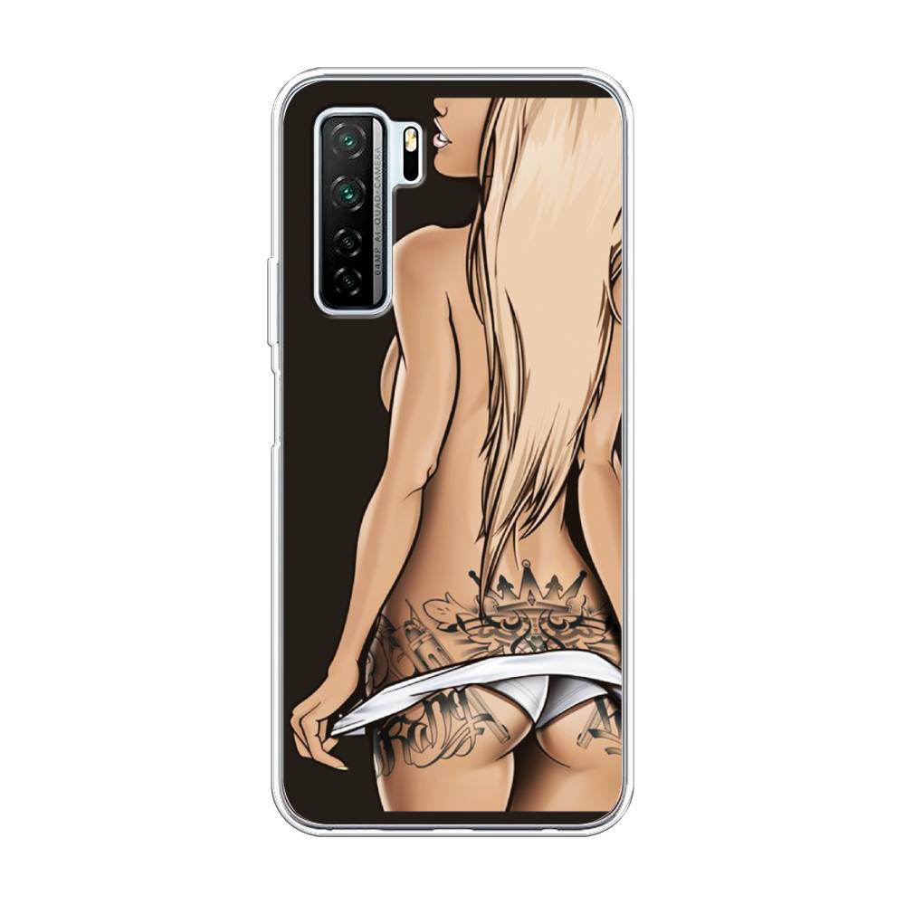 

Чехол на Huawei Nova 7 SE/P40 Lite 5G/Honor 30S Global "Обнаженная девушка", 6102950-6