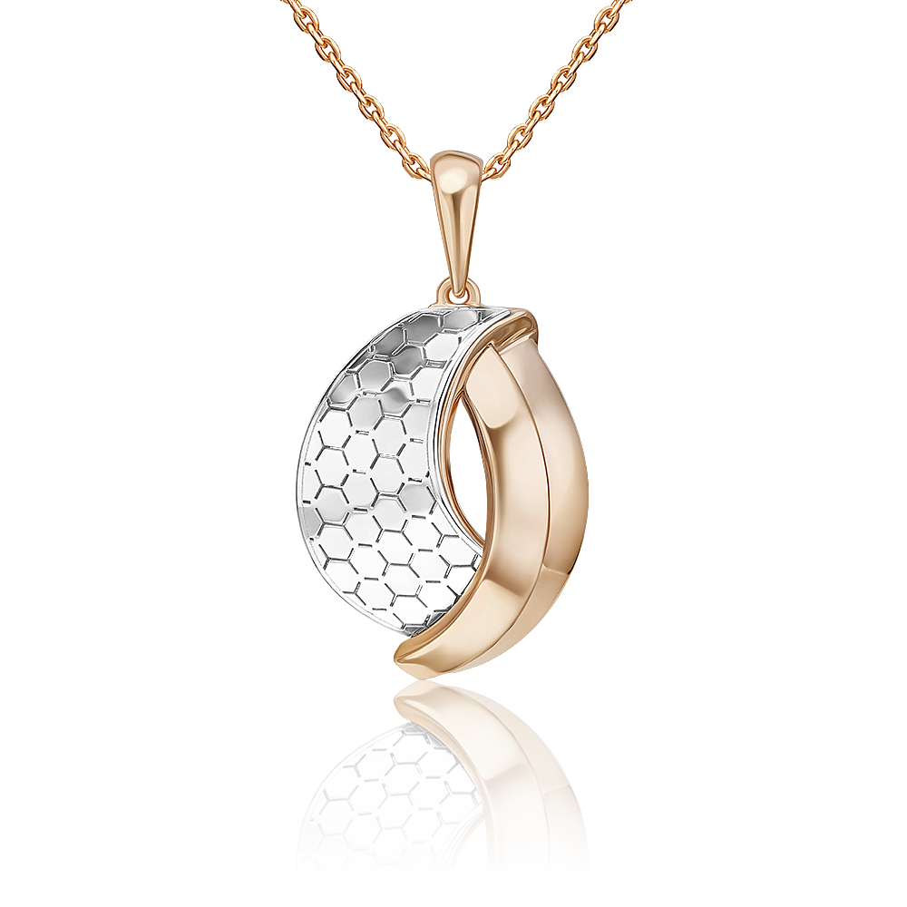 

Кулон из белого золота/красного золота PLATINA jewelry 03-3482-01-000-1111, 03-3482-01-000-1111