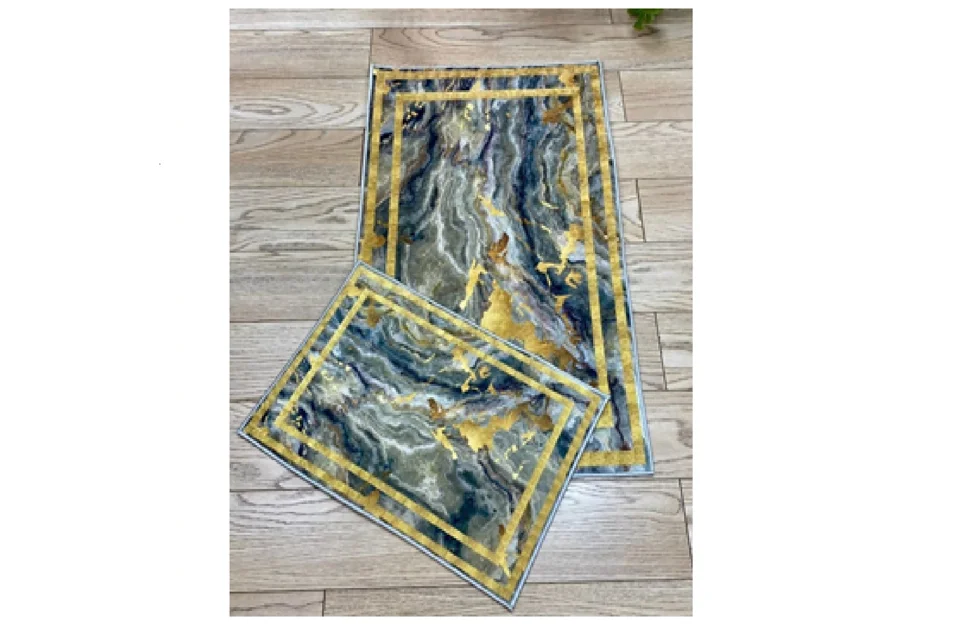 

Коврики для ванной ZALEL decorative без бахромы deco 19 60x100,40x60 2 шт