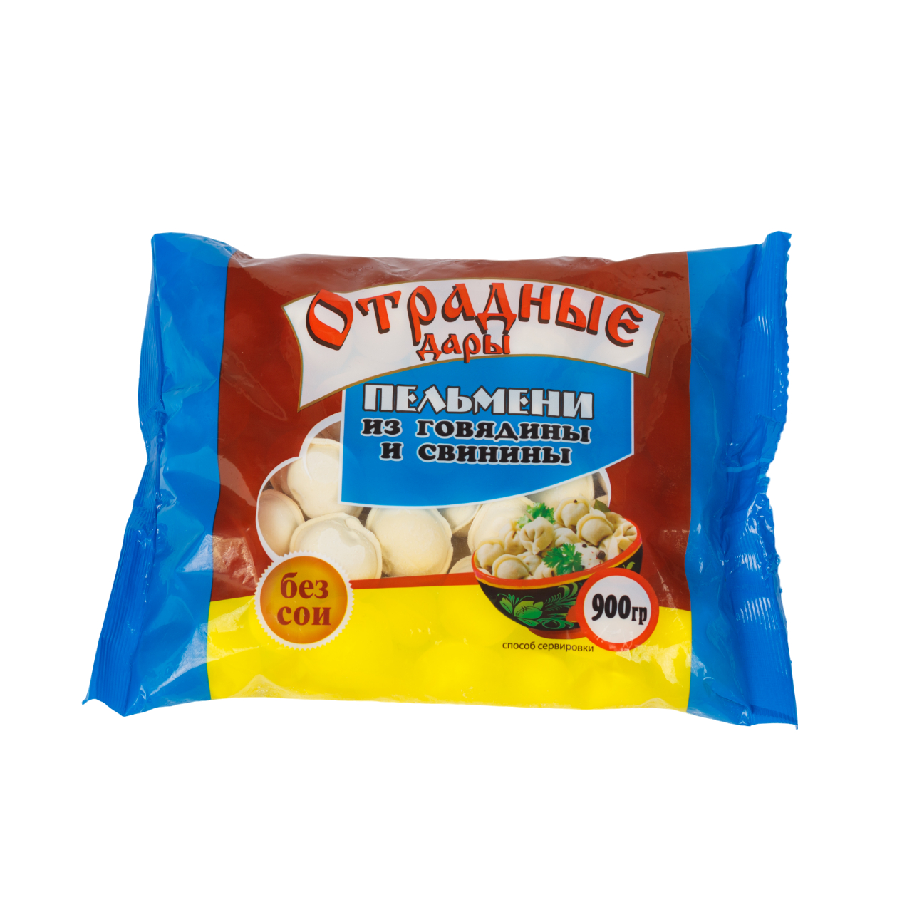 

Пельмени Отрадные Отрадные из говядины и свинины 900 г
